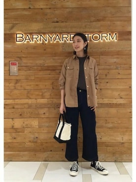 BARNYARDSTORM本部さん（レディース・167cm）の冬コーディネート