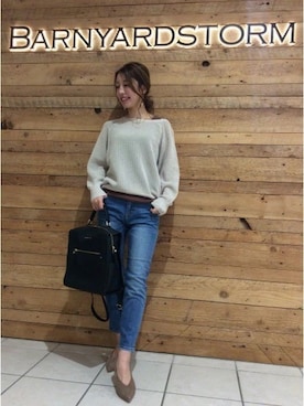 BARNYARDSTORM本部さん(レディース・159cm)の春コーディネート