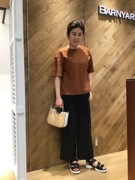 BARNYARDSTORM本部さん（レディース・166cm）の春コーディネート