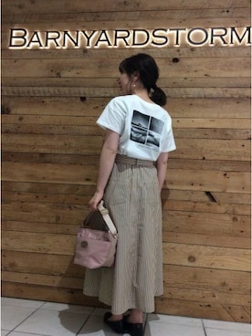 BARNYARDSTORM本部さん（レディース・155cm）の春コーディネート