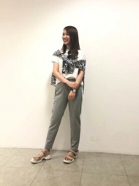 BARNYARDSTORM本部さん（レディース・164cm）の春コーディネート