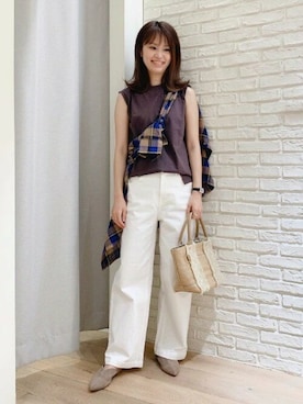 BARNYARDSTORM本部さん（レディース・163cm）の夏コーディネート