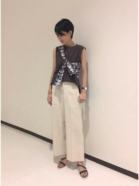 BARNYARDSTORM本部さん（レディース・167cm）の夏コーディネート