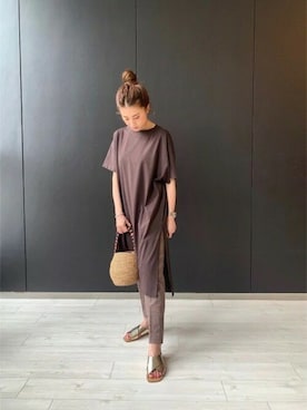 BARNYARDSTORM本部さん（レディース・153cm）の夏コーディネート