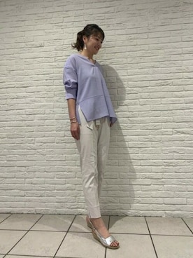 BARNYARDSTORM本部さん（レディース・172cm）の夏コーディネート