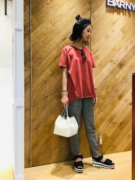 BARNYARDSTORM本部さん(レディース・159cm)の夏コーディネート