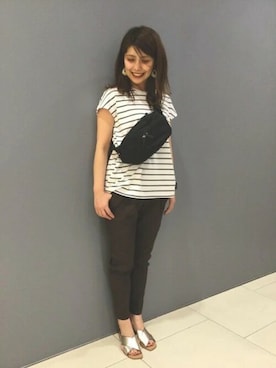 BARNYARDSTORM本部さん（レディース・166cm）の夏コーディネート