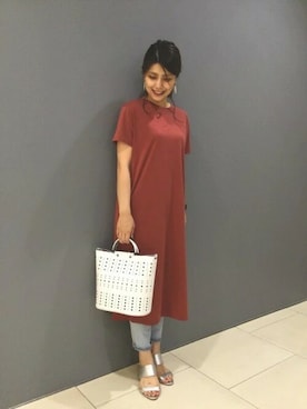 BARNYARDSTORM本部さん（レディース・166cm）の夏コーディネート