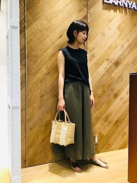 BARNYARDSTORM本部さん(レディース・159cm)の夏コーディネート