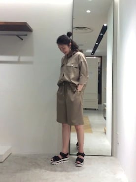 BARNYARDSTORM本部さん（レディース・163cm）の夏コーディネート