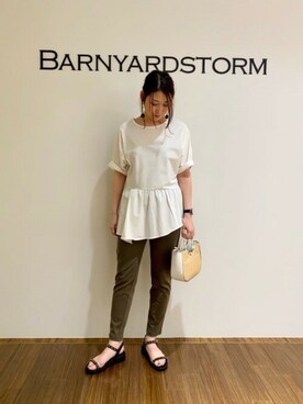 BARNYARDSTORM本部さん(レディース・162cm)の夏コーディネート