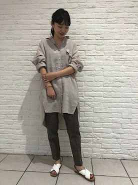 BARNYARDSTORM本部さん（レディース・158cm）の夏コーディネート