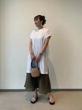 BARNYARDSTORM本部さん(レディース・173cm)の夏コーディネート