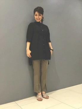 BARNYARDSTORM本部さん（レディース・166cm）の夏コーディネート