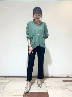 BARNYARDSTORM本部さん（レディース・167cm）の夏コーディネート