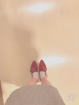 「ORiental TRaffic（オリエンタルトラフィック）のアイテム（ローファー、ブラウン系）」を使った、さいさん（レディース・165cm）の秋コーディネート