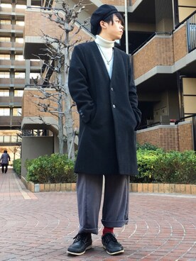 「BLISS POINT（ブリスポイント）のアイテム」を使った、SHOTA / しょうたさん（メンズ・165cm）の冬コーディネート