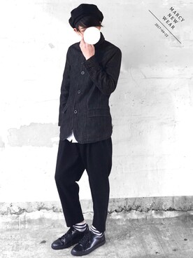「MONKEY TIME（モンキータイム）のアイテム（その他パンツ）」を使った、SHOTA / しょうたさん（メンズ・165cm）の春コーディネート