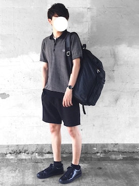 「ARMANI EXCHANGE（アルマーニエクスチェンジ）のアイテム」を使った、SHOTA / しょうたさん（メンズ・165cm）の夏コーディネート