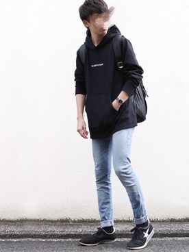 「ARMANI EXCHANGE（アルマーニエクスチェンジ）のアイテム」を使った、SHOTA / しょうたさん（メンズ・165cm）の秋コーディネート