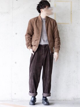 「DUFA（ドゥッファ）のアイテム」を使った、SHOTA / しょうたさん（メンズ・165cm）の秋コーディネート