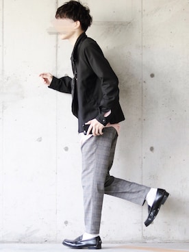 「JUNRED（ジュンレッド）のアイテム（ブルゾン）」を使った、SHOTA / しょうたさん（メンズ・165cm）の冬コーディネート