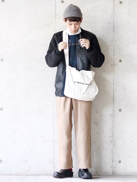 「WEGO（ウィゴー）のアイテム（帽子）」を使った、SHOTA / しょうたさん（メンズ・165cm）の秋コーディネート