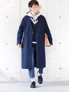 「EMMA CLOTHES（エマクローズ）のアイテム（その他アウター）」を使った、SHOTA / しょうたさん（メンズ・165cm）の秋コーディネート