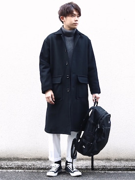 「LIDNM（リドム）のアイテム（その他アウター）」を使った、SHOTA / しょうたさん（メンズ・165cm）の冬コーディネート