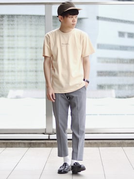 「Hender Scheme（エンダースキーマ）のアイテム（帽子）」を使った、SHOTA / しょうたさん（メンズ・165cm）の夏コーディネート