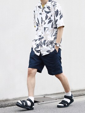 「SHAKA（シャカ）のアイテム」を使った、SHOTA / しょうたさん（メンズ・165cm）の夏コーディネート