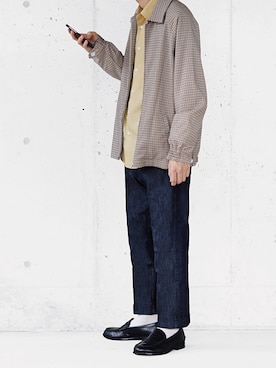 「EMMA CLOTHES（エマクローズ）のアイテム（ブルゾン）」を使った、SHOTA / しょうたさん（メンズ・165cm）の秋コーディネート