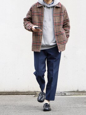 「EMMA CLOTHES（エマクローズ）のアイテム（ブルゾン）」を使った、SHOTA / しょうたさん（メンズ・165cm）の冬コーディネート