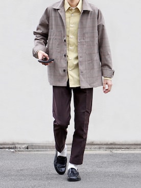 「H&M（エイチ・アンド・エム）のアイテム（パンツ）」を使った、SHOTA / しょうたさん（メンズ・165cm）の冬コーディネート