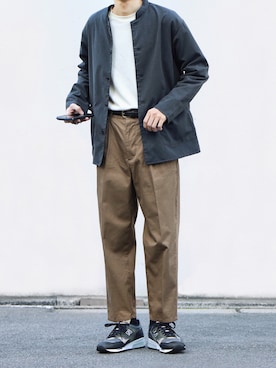「Steven Alan（スティーブンアラン）のアイテム（スウェット）」を使った、SHOTA / しょうたさん（メンズ・165cm）の冬コーディネート