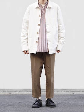 「Steven Alan（スティーブンアラン）のアイテム（スウェット）」を使った、SHOTA / しょうたさん（メンズ・165cm）の春コーディネート