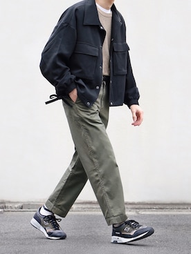 「EMMA CLOTHES（エマクローズ）のアイテム（ブルゾン）」を使った、SHOTA / しょうたさん（メンズ・165cm）の冬コーディネート