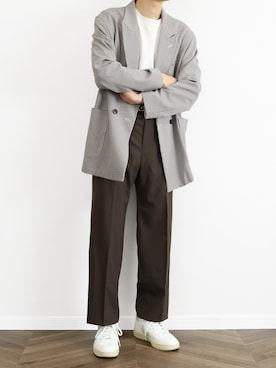 「Milok（ミロック）のアイテム」を使った、SHOTA / しょうたさん（メンズ・165cm）の春コーディネート