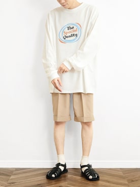 「CESMONY（チェスモニー）のアイテム」を使った、SHOTA / しょうたさん（メンズ・165cm）の夏コーディネート