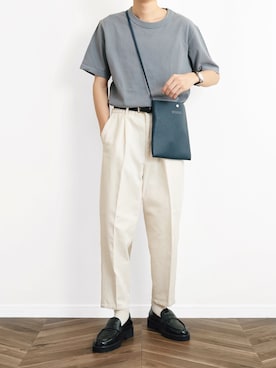 「MACKINTOSH PHILOSOPHY（ﾏｯｷﾝﾄｯｼｭ ﾌｨﾛｿﾌｨｰ）のアイテム」を使った、SHOTA / しょうたさん（メンズ・165cm）の夏コーディネート