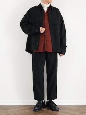 「KLEMAN（クレマン）のアイテム（モカシン/デッキシューズ）」を使った、SHOTA / しょうたさん（メンズ・165cm）の秋コーディネート