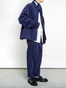 「KLEMAN（クレマン）のアイテム（モカシン/デッキシューズ）」を使った、SHOTA / しょうたさん（メンズ・165cm）の秋コーディネート