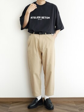 ATELIER BETON（アトリエベトン）の「PRINTED BIG T-SHIRT（Tシャツ 