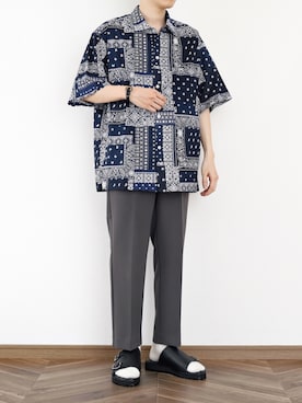 「BeAMS DOT（ビームスドット）のアイテム」を使った、SHOTA / しょうたさん（メンズ・165cm）の夏コーディネート