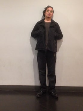 「SCHOTT」｜「アイテム（デニムジャケット）」を使った、kawakamiさん（メンズ・171cm）の冬コーディネート