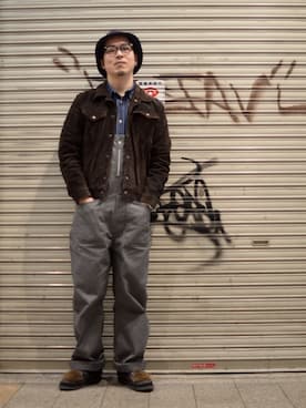 「schott kobe」｜kawakamiさん（メンズ・171cm）の冬コーディネート