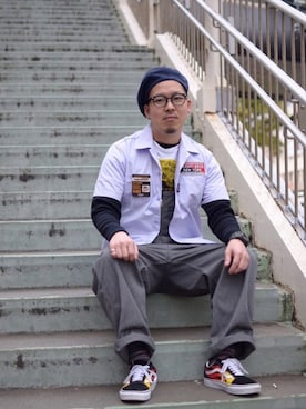 「schott kobe」｜kawakamiさん（メンズ・171cm）の春コーディネート