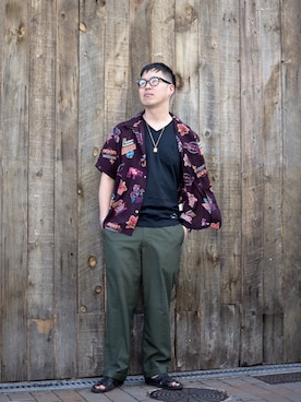 「schott kobe」｜kawakamiさん（メンズ・171cm）の夏コーディネート
