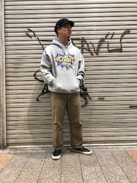 「schott（ショット）のSchott/ショット/ARMY FATIGUE PANTS/アーミー ファティーグ パンツ（その他パンツ）」を使った、kawakamiさん（メンズ・171cm）の秋コーディネート