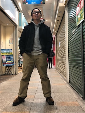 「schott kobe」｜「アイテム（ジャケット/アウター）」を使った、kawakamiさん（メンズ・171cm）の秋コーディネート
